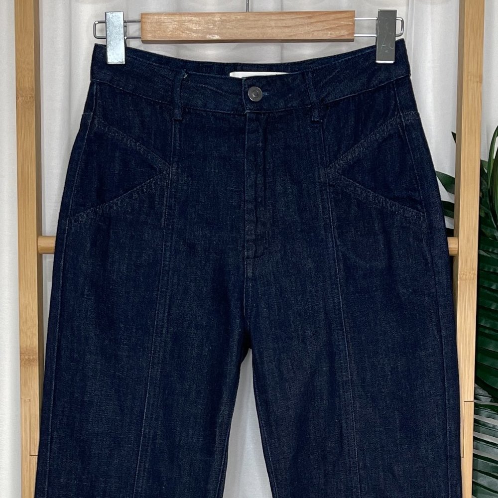 SOLD Country Road Blue Denim Straight Leg Jeans Size 4 - Picture 4 of 9